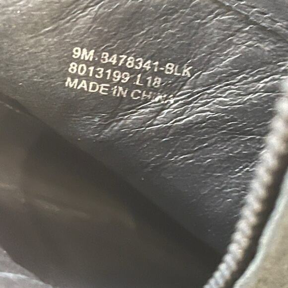 Frye black nubuck leather western style booties  sz 9 NEW - Picture 11 of 12